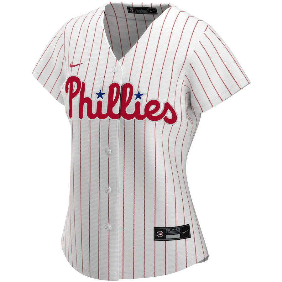 Alternative view of Philadelphia Phillies Women's Home 2020 Replica Team Baseball Jersey ÃƒÂ¢Ã¢â€šÂ¬Ã¢â‚¬Å“ White