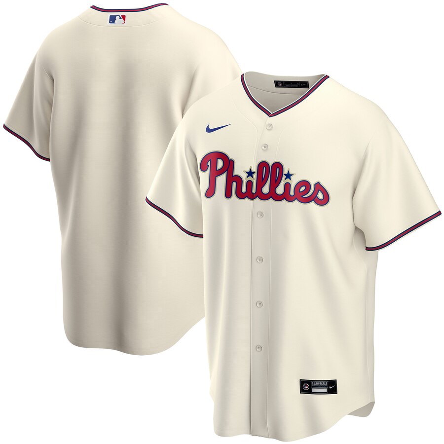 Philadelphia Phillies Youth Alternate 2020 Replica Team Baseball Jersey - Cream