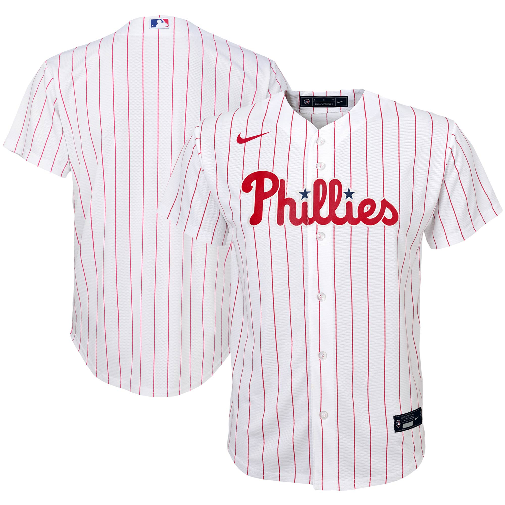 Philadelphia Phillies Youth Home Replica Team Baseball Jersey - White
