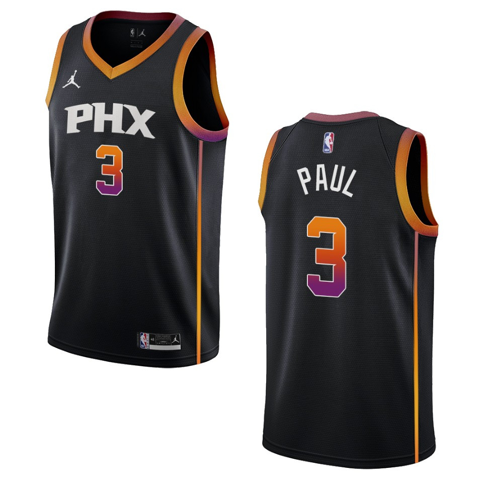 Phoenix Suns Chris Paul 2022-23 Statement Edition Black Swingman Basketball Jersey