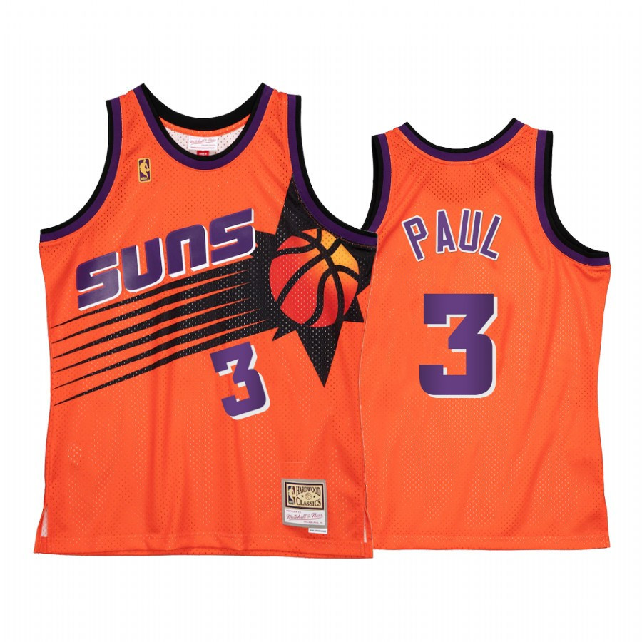 Phoenix Suns Chris Paul 3 Orange Reload 2.0 Basketball Jersey - JS898 