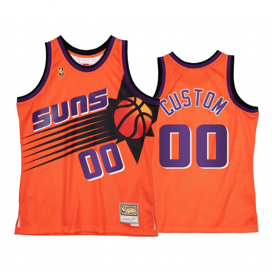Phoenix Suns Custom 00 Orange Reload 2.0 Basketball Jersey - JS412 