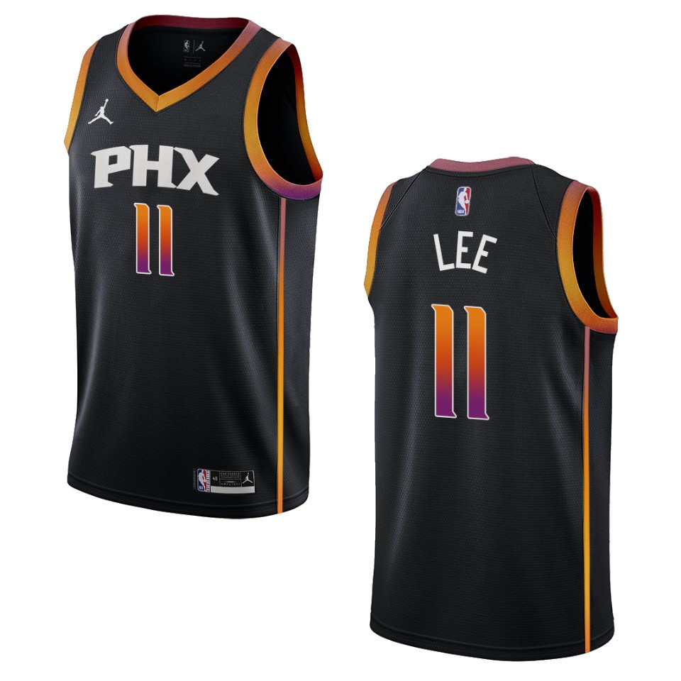 Phoenix Suns Damion Lee 2022-23 Statement Edition Black Swingman Basketball Jersey