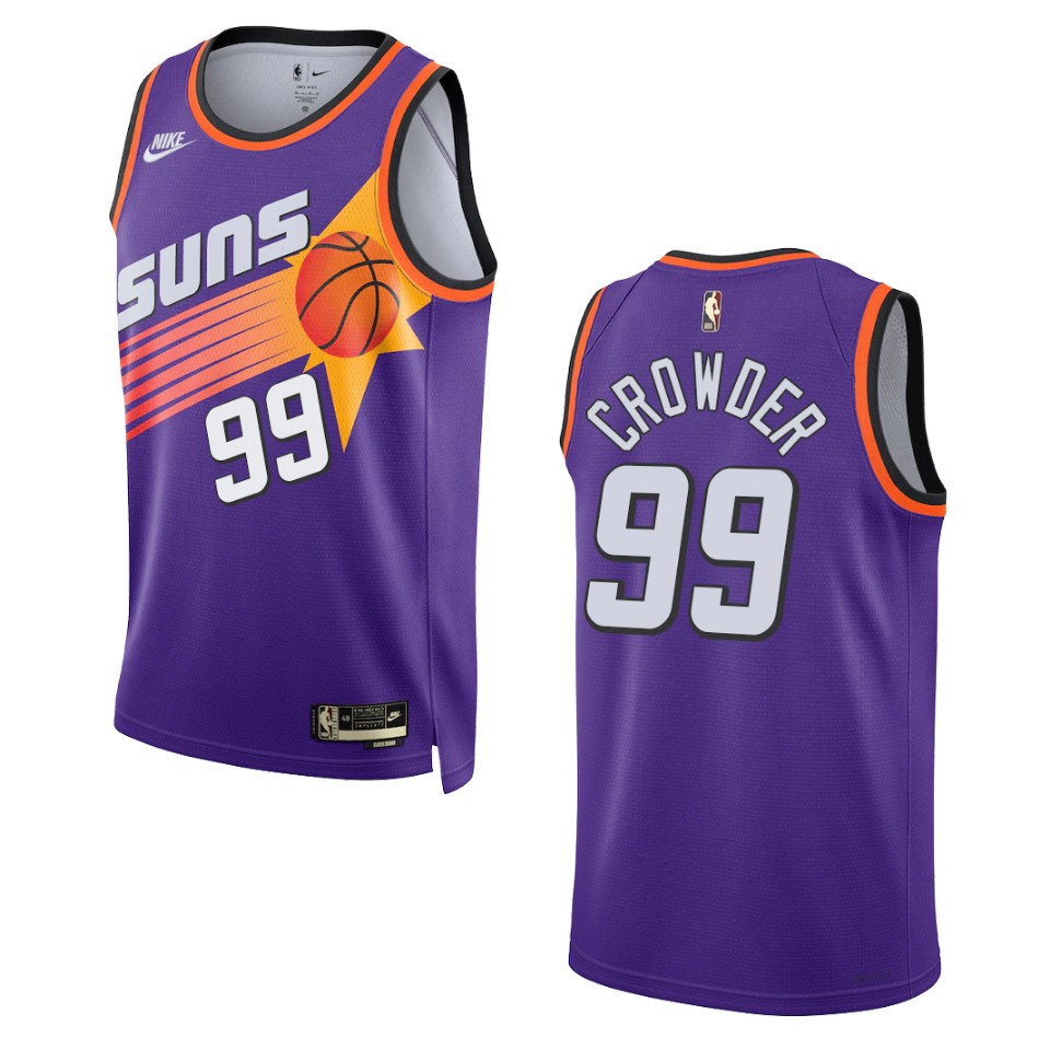 Phoenix Suns Jae Crowder Purple Swingman 2022-23 Classic Edition Basketball Jersey