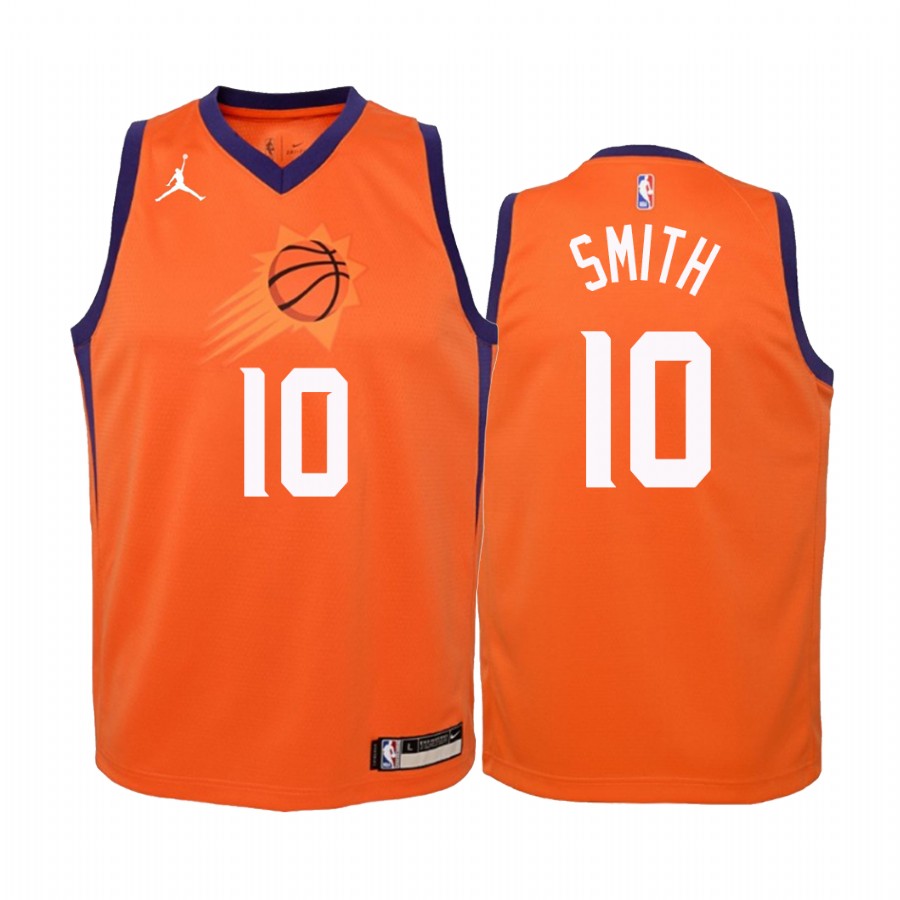 Phoenix Suns Jalen Smith 2020-21 Statement Orange Youth Basketball Jersey - 2020 Nba Draft