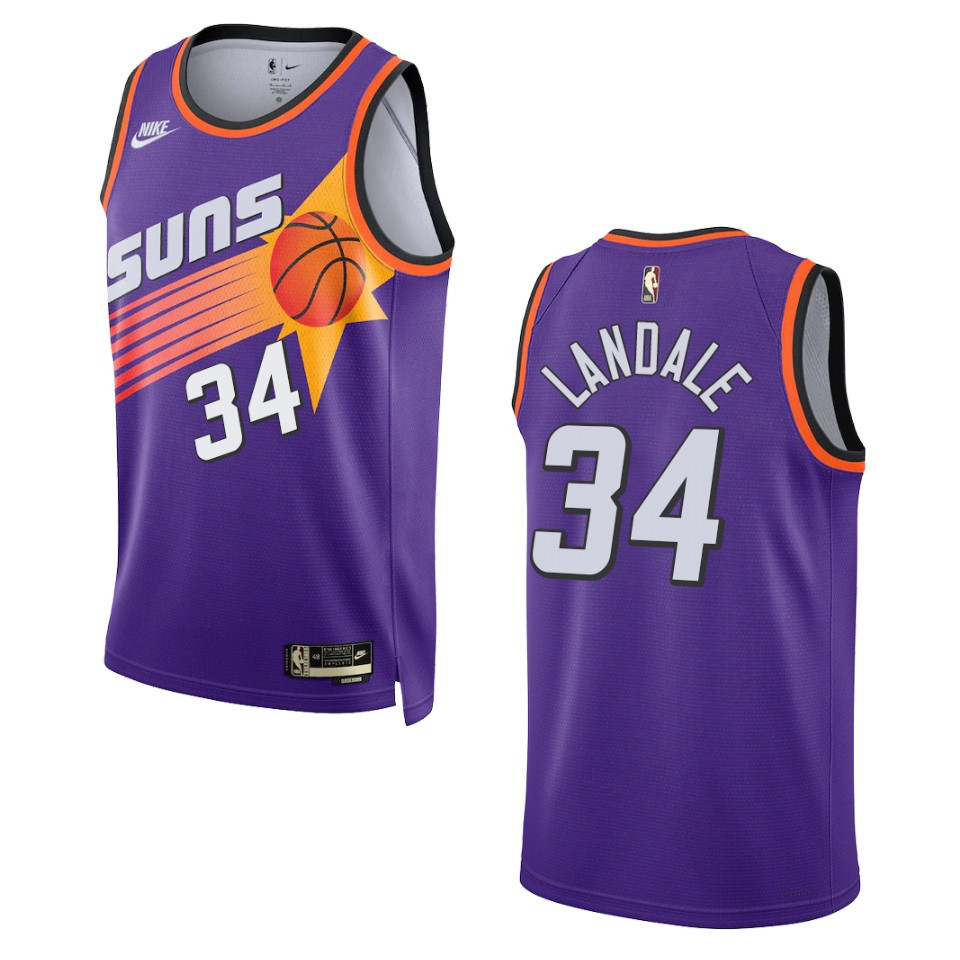 Phoenix Suns Jock Landale Purple Swingman 2022-23 Classic Edition Basketball Jersey