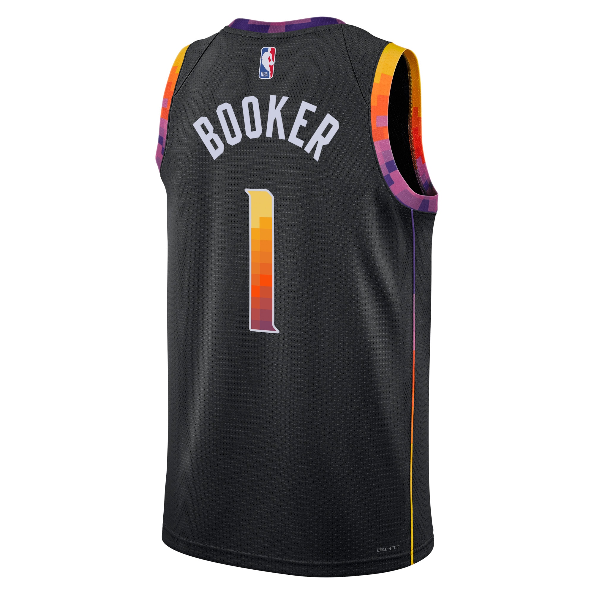 Alternative view of Phoenix Suns Jordan Statement Edition Swingman Basketball Jersey - Black - Devin Booker - Unisex - JS161 
