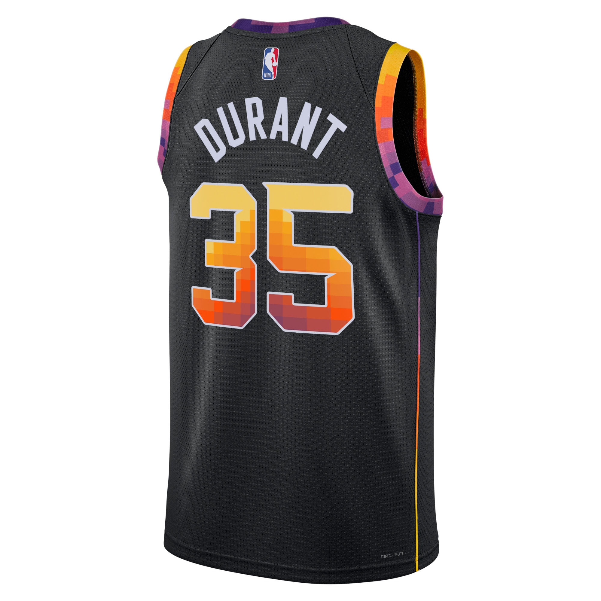 Alternative view of Phoenix Suns Jordan Statement Edition Swingman Basketball Jersey - Black - Kevin Durant - Unisex - JS465 