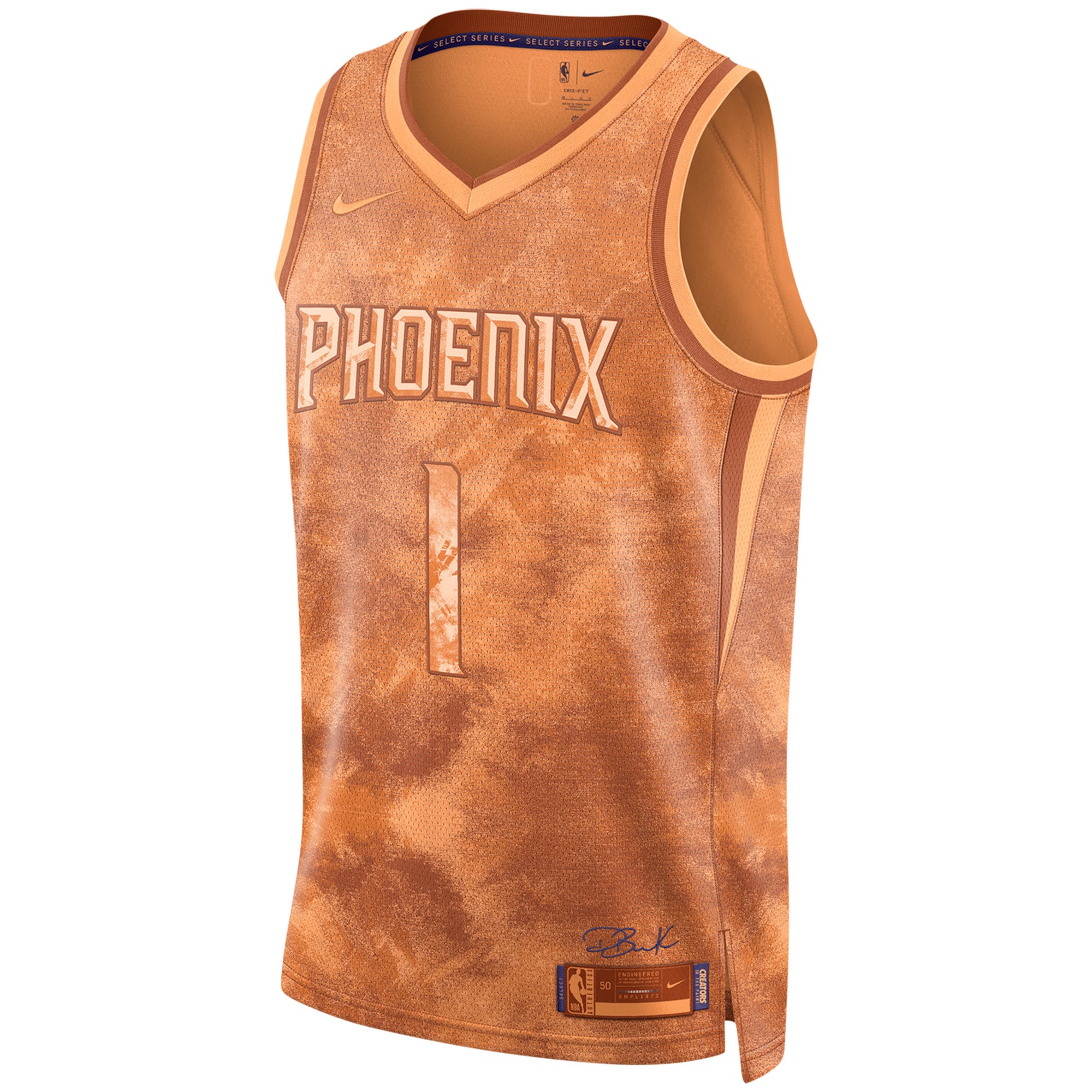 Phoenix Suns MVP Select Series Basketball Jersey - Devin Booker - Mens - JS985 