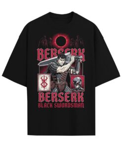 Berserk Guts Black Swordsman Vintage 90s Dark Fantasy Anime Heavy Metal 6