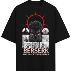 Berserk Guts Black Swordsman Vintage 90s Dark Fantasy Anime Heavy Metal 5