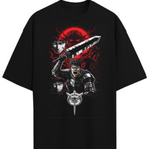 Berserk Guts Black Swordsman Vintage 90s Dark Fantasy Anime Heavy Metal 7