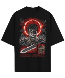 Berserk Guts Black Swordsman Vintage 90s Dark Fantasy Anime Heavy Metal 8