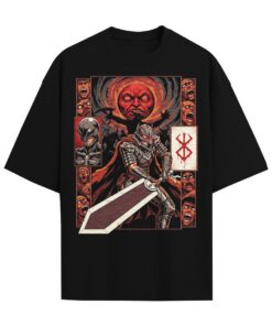 Berserk Guts Black Swordsman Vintage 90s Dark Fantasy Anime Heavy Metal 9