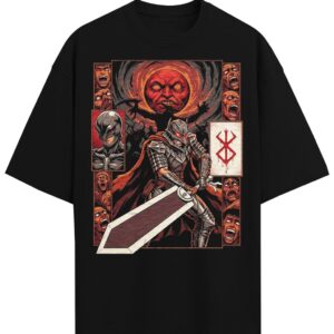 Berserk Guts Black Swordsman Vintage 90s Dark Fantasy Anime Heavy Metal 9