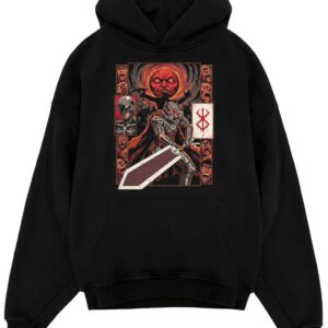 Alternative view of Berserk Guts Black Swordsman Vintage 90s Dark Fantasy Anime Heavy Metal 9