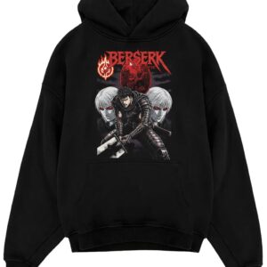 Alternative view of Berserk Guts Black Swordsman Vintage 90s Dark Fantasy Anime Heavy Metal 11