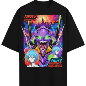 Neon Genesis Evangelion Unit 01 Mecha Anime 90s Cyberpunk Retro 3
