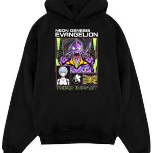 Alternative view of Neon Genesis Evangelion Unit 01 Mecha Anime 90s Cyberpunk Retro 5
