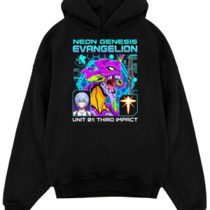 Alternative view of Neon Genesis Evangelion Unit 01 Mecha Anime 90s Cyberpunk Retro 6