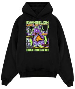 Alternative view of Neon Genesis Evangelion Unit 01 Mecha Anime 90s Cyberpunk Retro 7