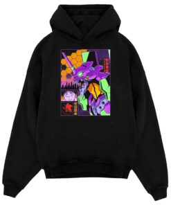 Alternative view of Neon Genesis Evangelion Unit 01 Mecha Anime 90s Cyberpunk Retro 10