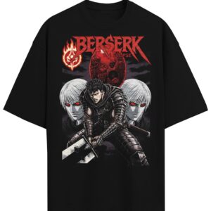 Berserk Guts Black Swordsman Vintage 90s Dark Fantasy Anime Heavy Metal 11
