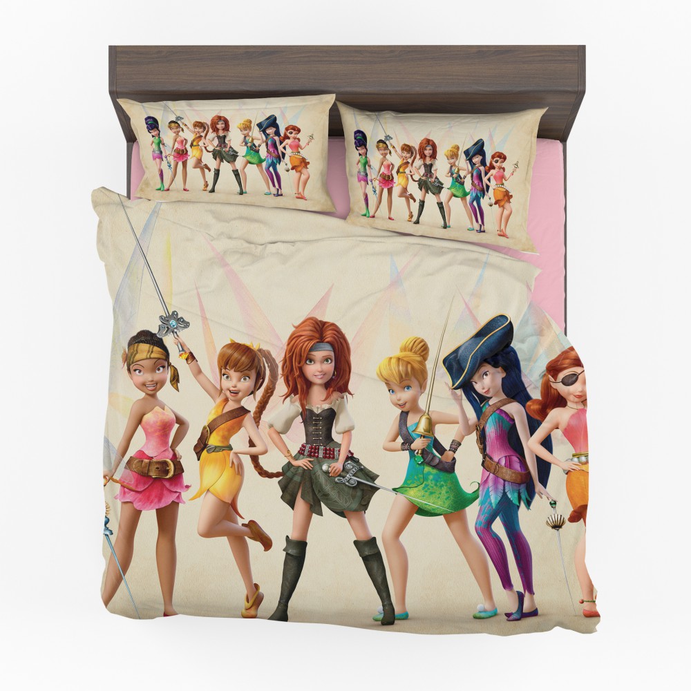 Pirate Fairy The Pirate Fairy Little Girls Bedding Set - Custom Bedding Set