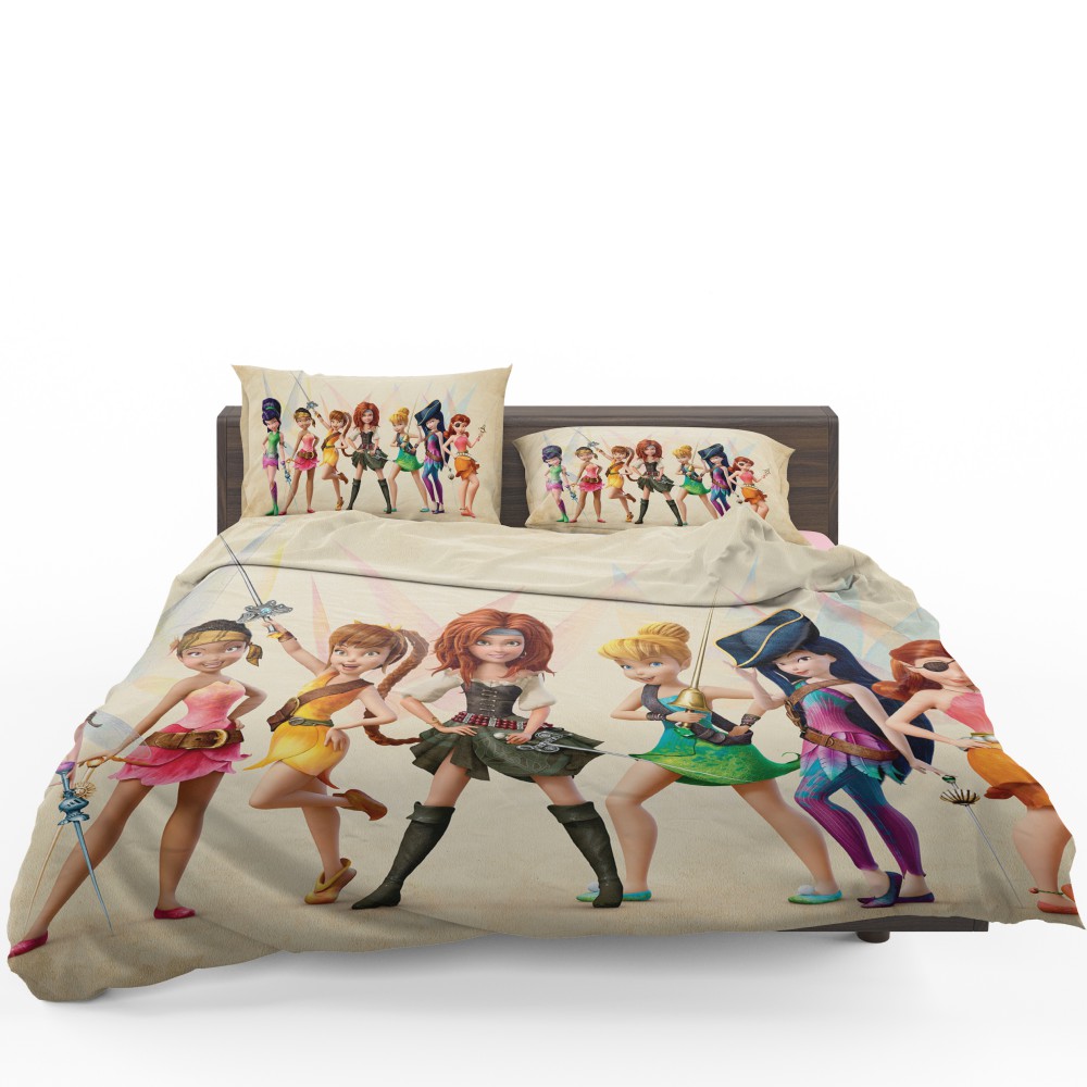 Alternative view of Pirate Fairy The Pirate Fairy Little Girls Bedding Set - Custom Bedding Set