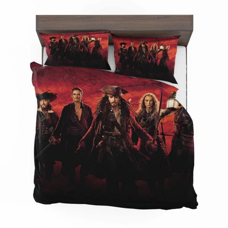 Alternative view of Pirates Of The Caribbean At Worlds End Movie Bedding Set - Custom Bedding Set