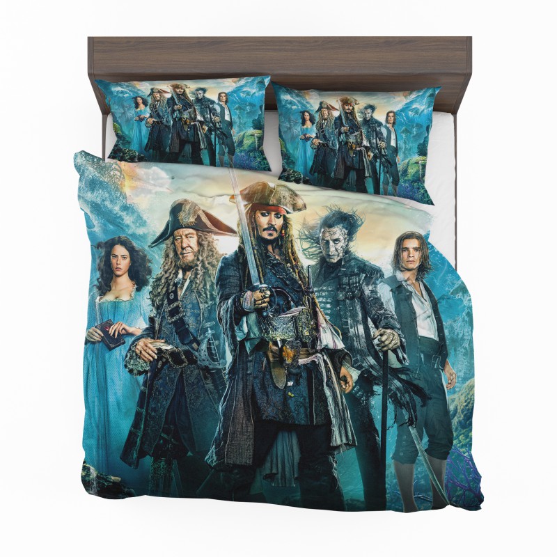 Alternative view of Pirates Of The Caribbean Dead Men Bedding Set - Custom Bedding Set