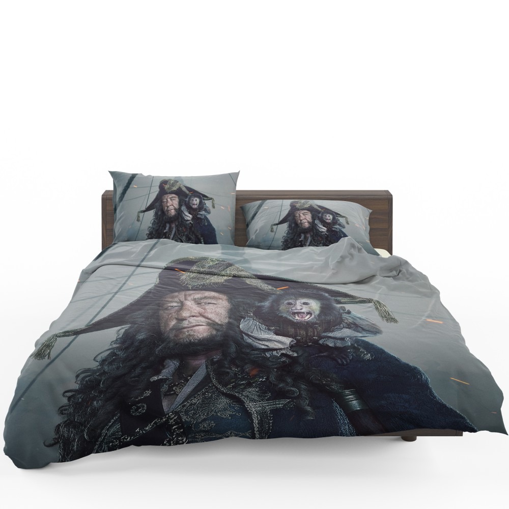 Pirates Of The Caribbean Dead Men Tell No Tales Movie Geoffrey Rush Hector Barbossa Bedding Set - Custom Bedding Set