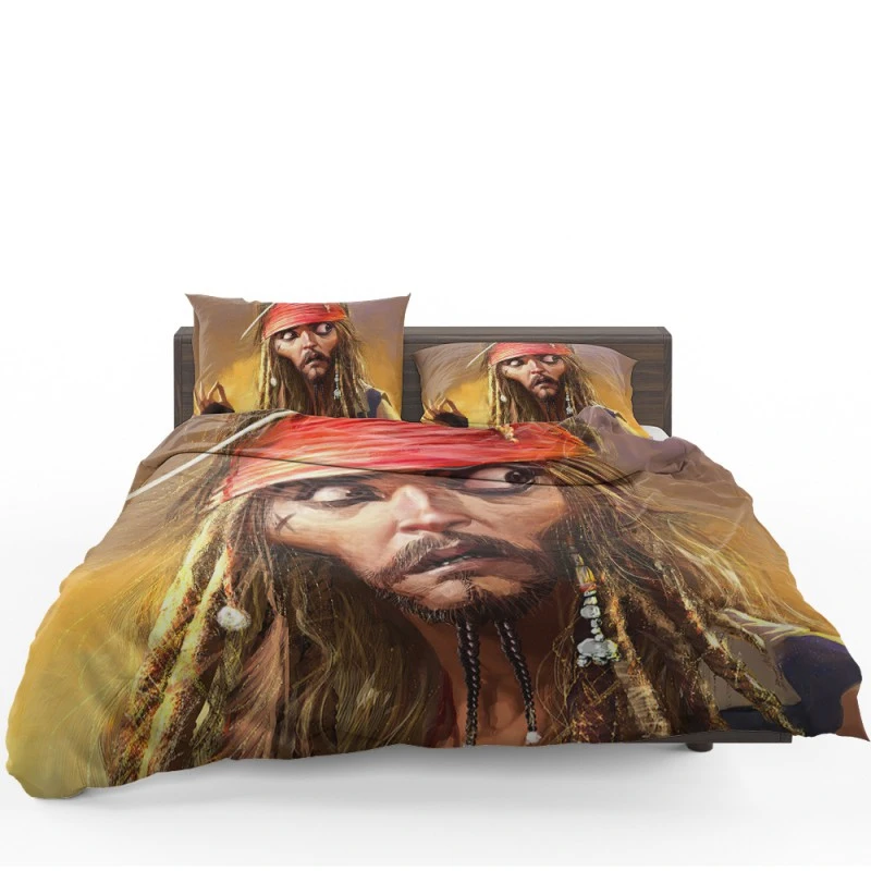 Pirates Of The Caribbean Movie Jack Sparrow Bedding Set - Custom Bedding Set
