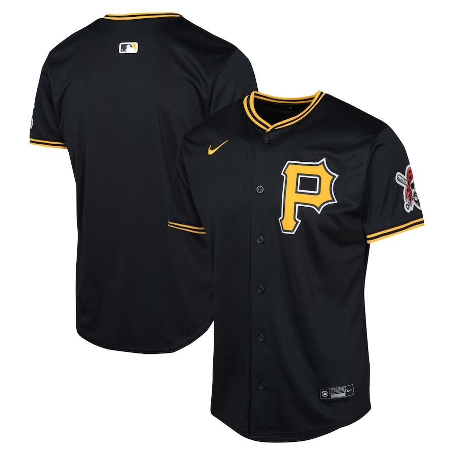 Pittsburgh Pirates Alternate Limited YOUTH Jersey - Black 