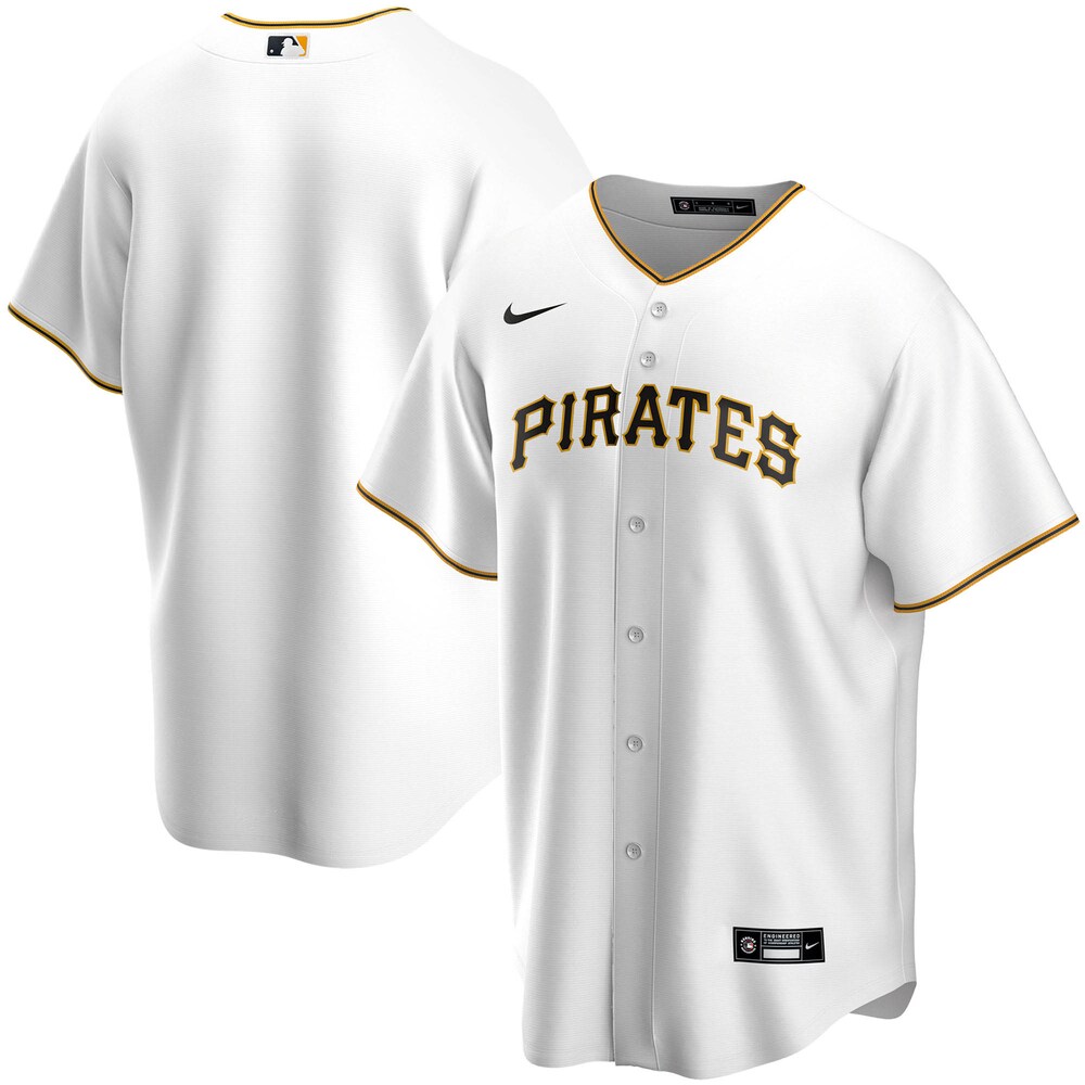 Pittsburgh Pirates Home 2020 Team Baseball Jersey - White Color