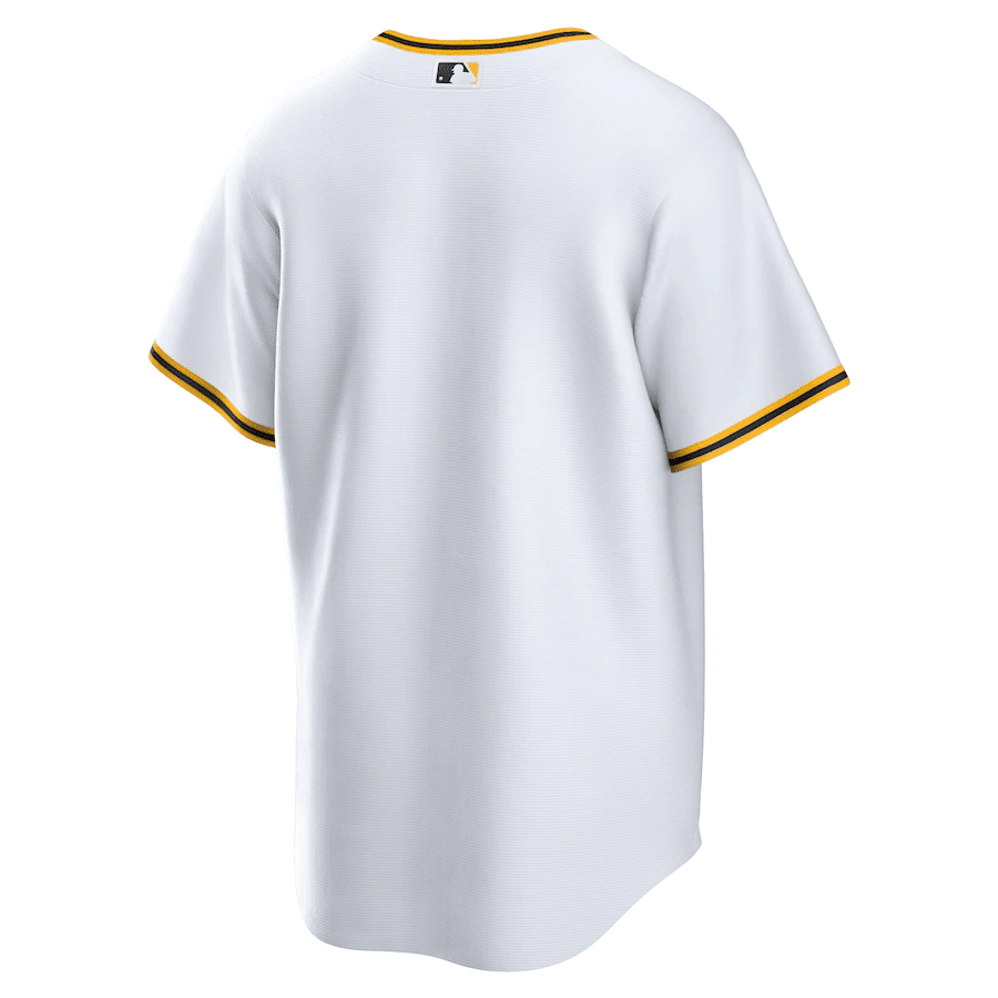 Alternative view of Pittsburgh Pirates Home Men Baseball Jersey - White 