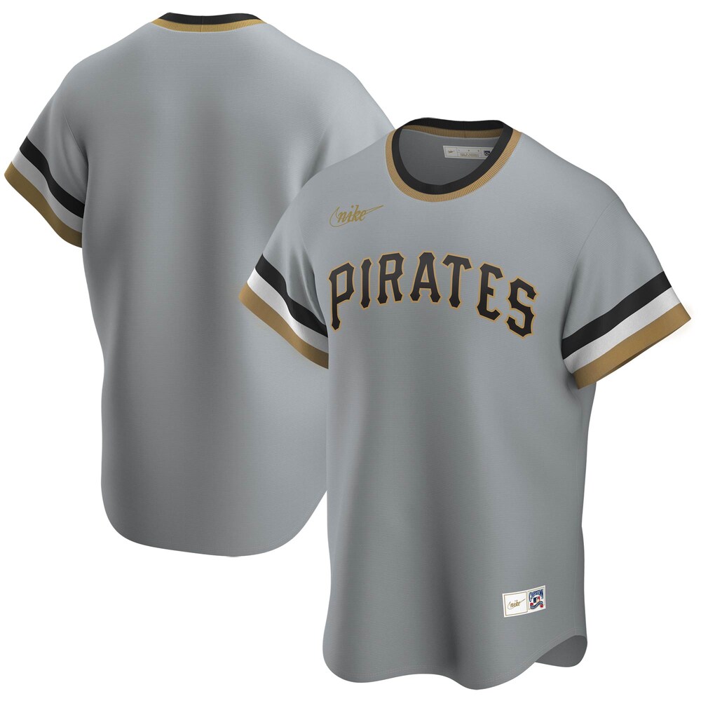 Pittsburgh Pirates Road Cooperstown Collection Team Jersey - Gray