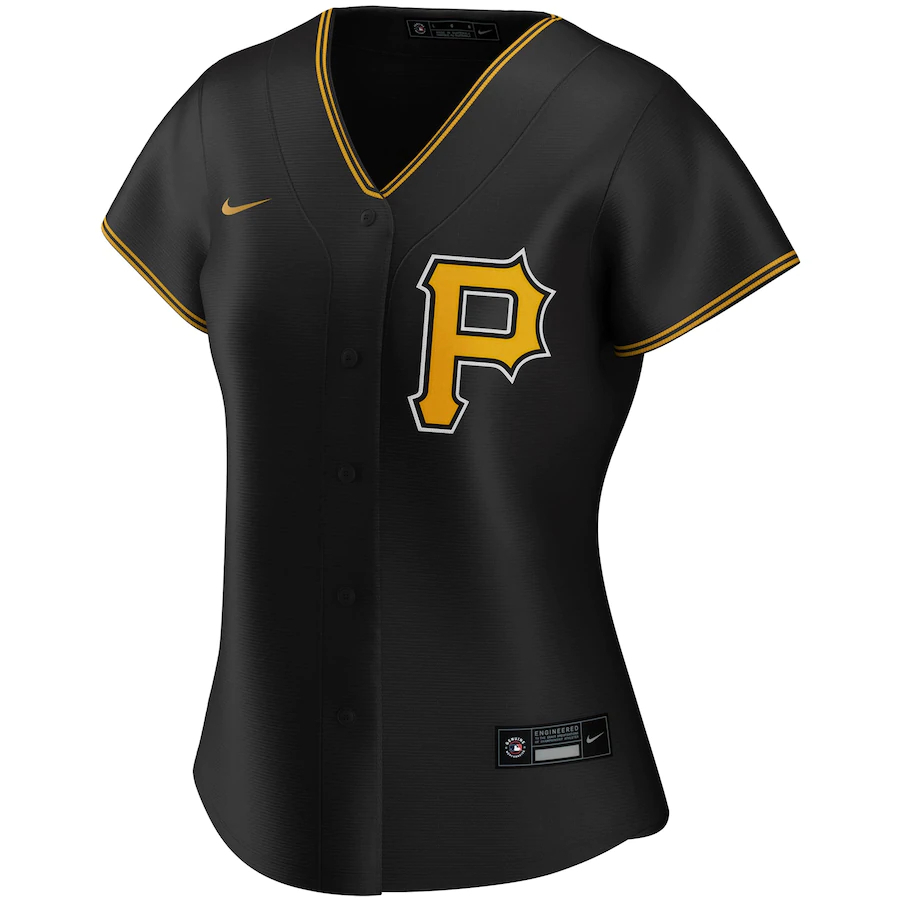 Alternative view of Pittsburgh Pirates Women's Alternate 2020 Replica Team Jersey ÃƒÂ¢Ã¢â€šÂ¬Ã¢â‚¬Å“ Black