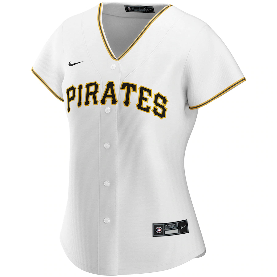 Alternative view of Pittsburgh Pirates Women's Home 2020 Replica Team Jersey ÃƒÂ¢Ã¢â€šÂ¬Ã¢â‚¬Å“ White