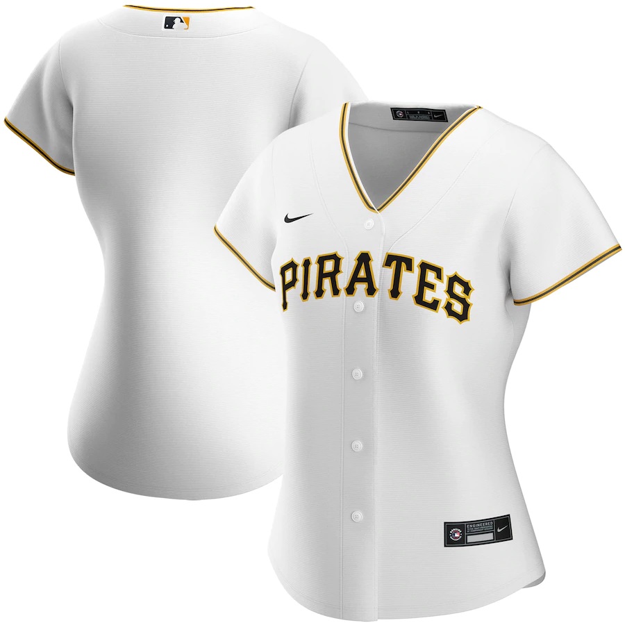 Pittsburgh Pirates Women's Home 2020 Replica Team Jersey ÃƒÂ¢Ã¢â€šÂ¬Ã¢â‚¬Å“ White
