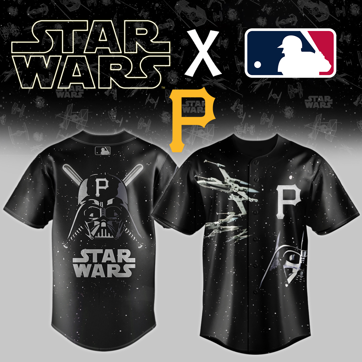 Pittsburgh Pirates X Star Wars Custom Baseball Jersey