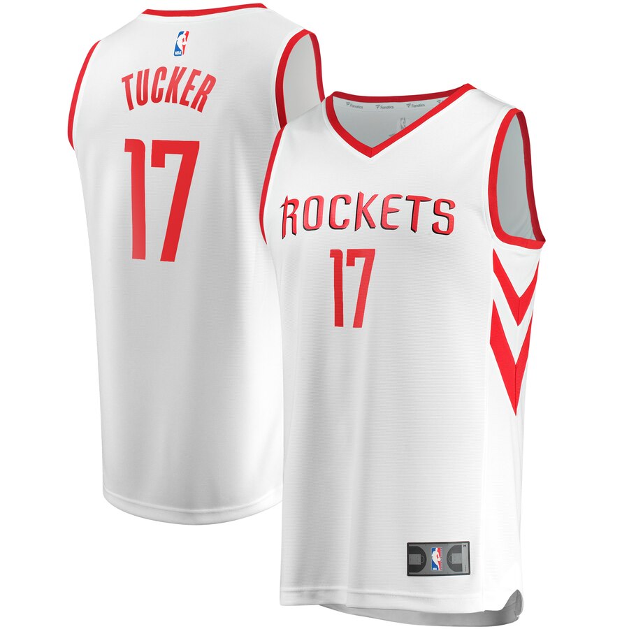 Pj Tucker Houston Rockets Fanatics Branded Fast Break Player Replica Basketball Jersey - Association Edition - White