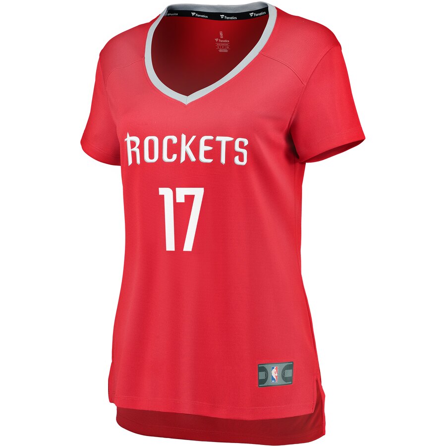 Alternative view of Pj Tucker Houston Rockets Fanatics Branded Women's Fast Break Player Replica Basketball Jersey - Icon Edition - Red