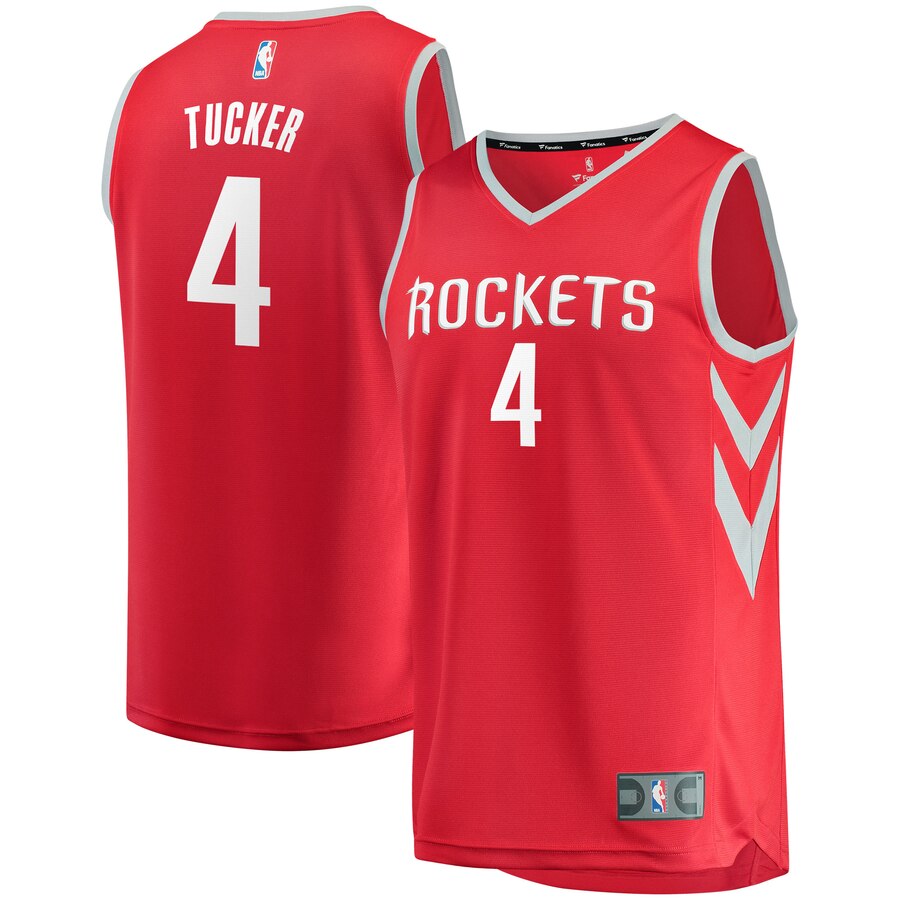 Pj Tucker Houston Rockets Fanatics Branded Youth Fast Break Player Basketball Jersey - Icon Edition - Red