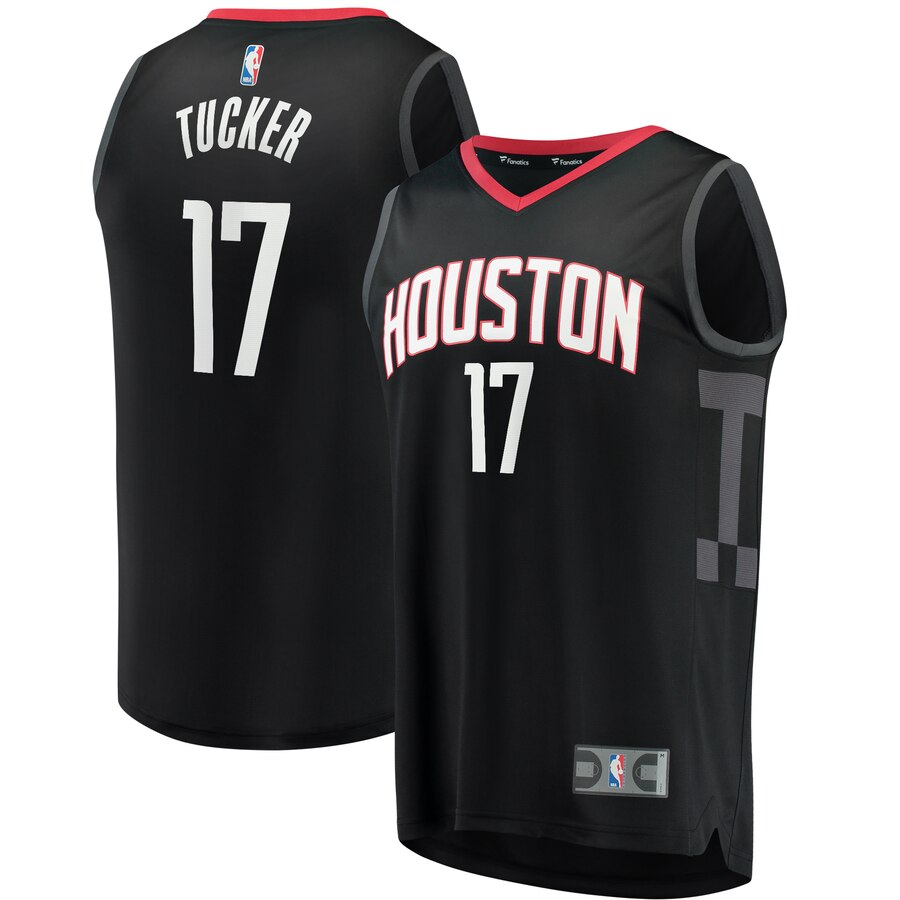 Pj Tucker Houston Rockets Fanatics Branded Youth Fast Break Replica Player Basketball Jersey - Statement Edition - Black