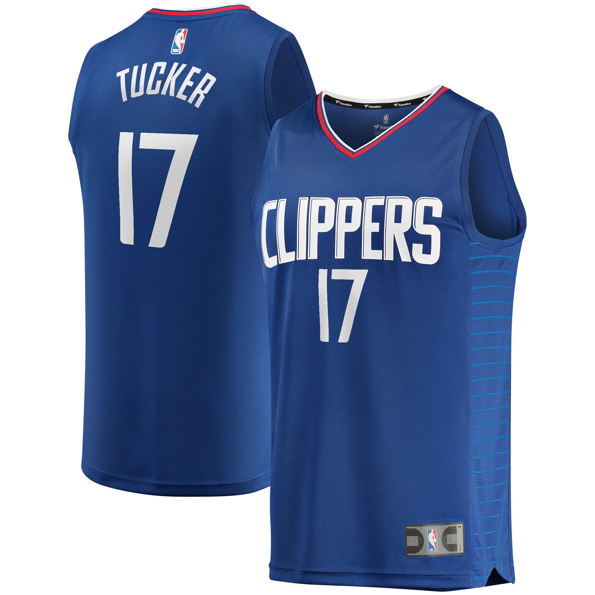 Pj Tucker La Clippers Fanatics Fast Break Player Basketball Jersey - Icon Edition - Royal