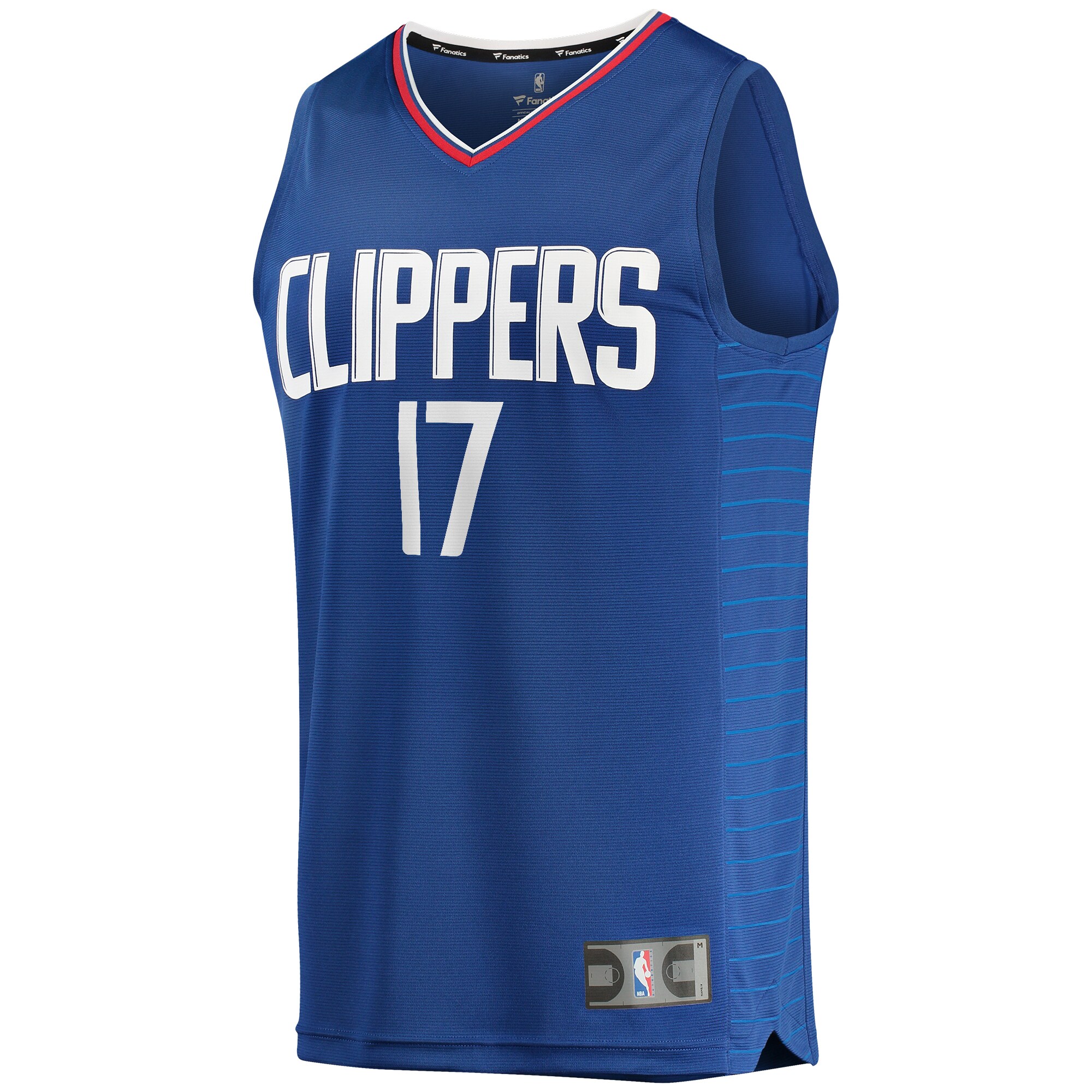 Alternative view of Pj Tucker La Clippers Fanatics Fast Break Player Basketball Jersey - Icon Edition - Royal