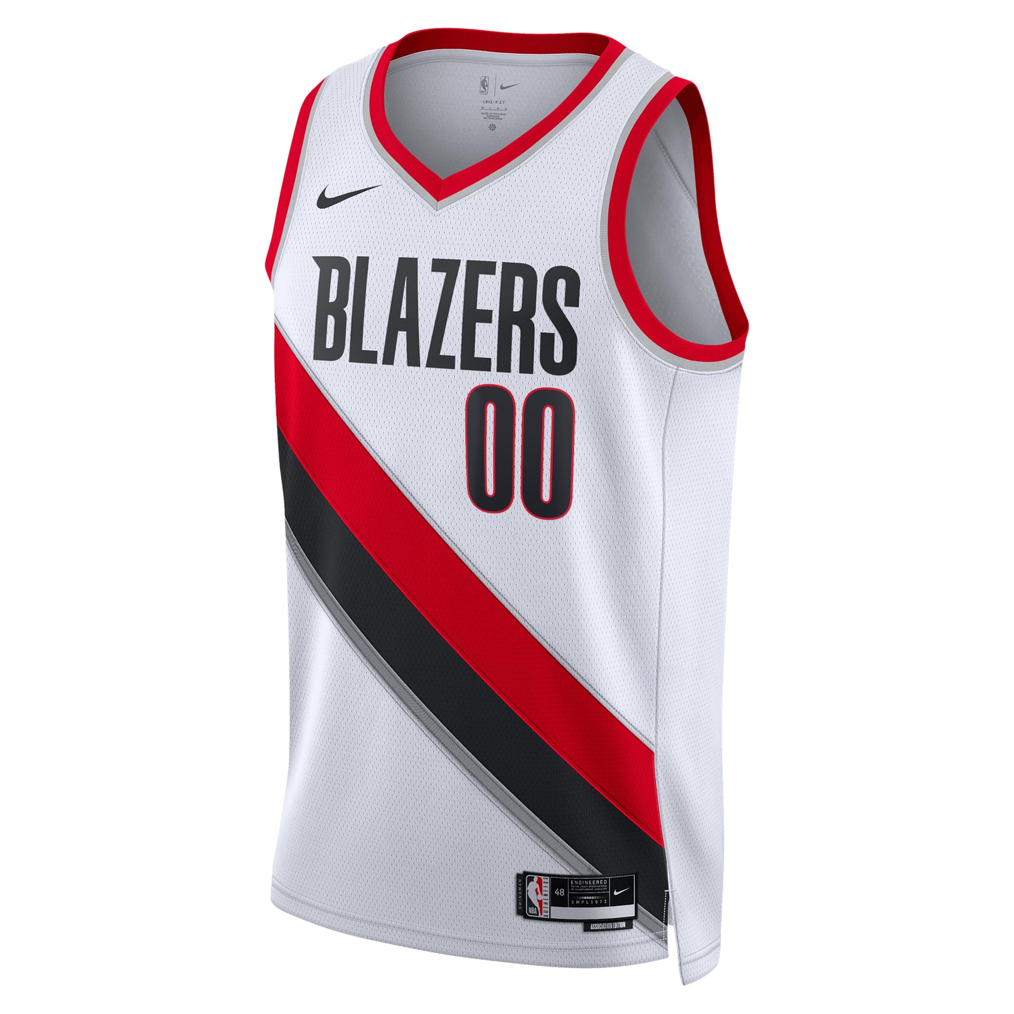 Portland Trail Blazers Association Swingman Basketball Jersey - Custom - Unisex - JS505 