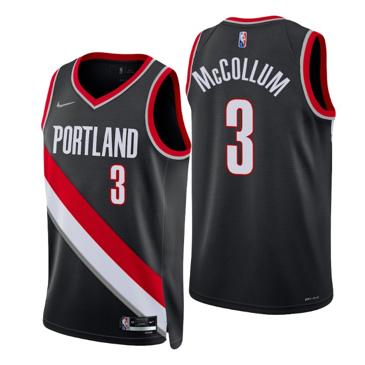 Portland Trail Blazers C.j. Mccollum 75th Anniversary Basketball Jersey