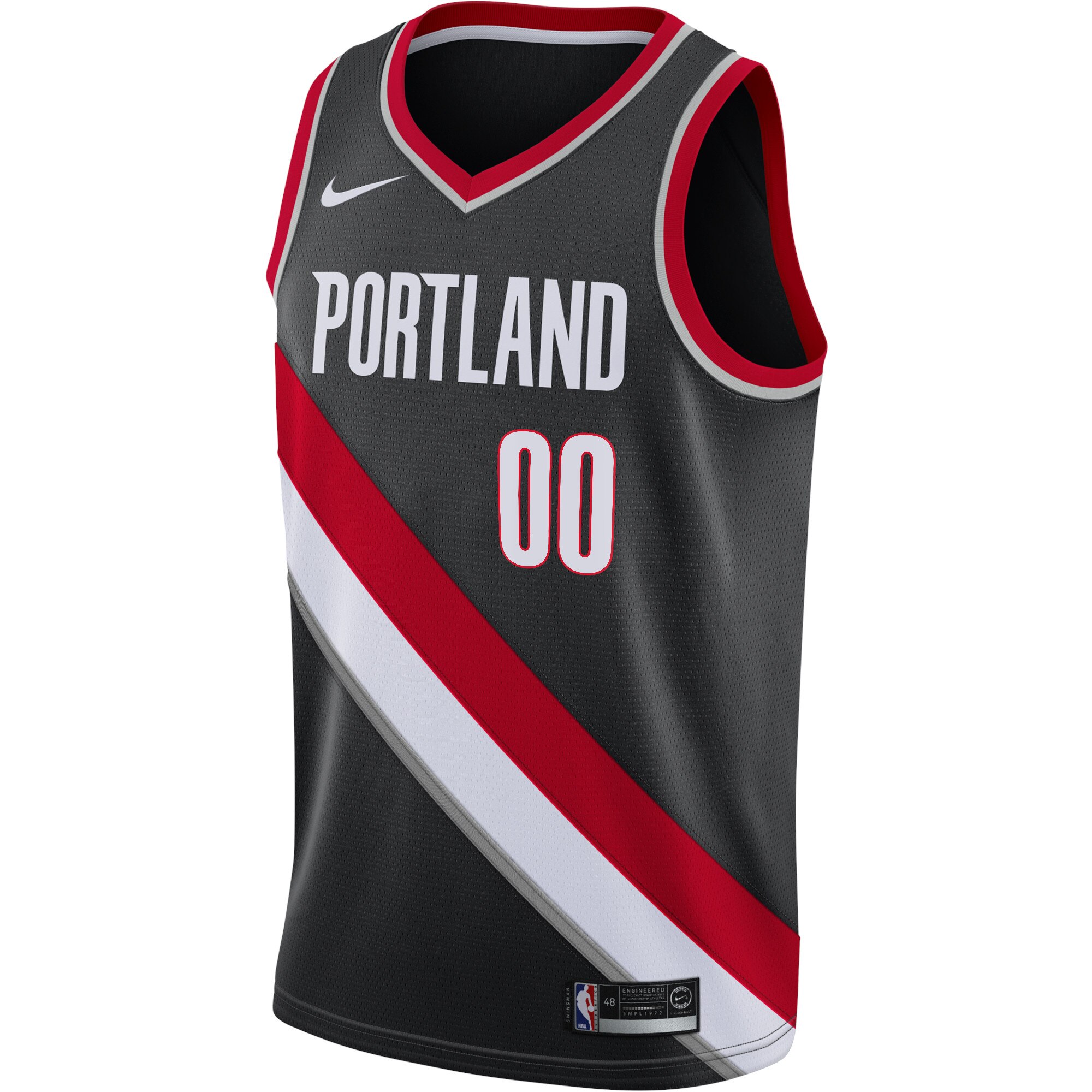 Portland Trail Blazers Icon Swingman Basketball Jersey - Custom - Youth - JS430 